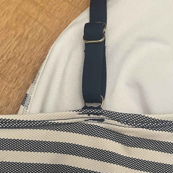 ♥️Ladies tankini Time & Tru blue and cream - Picture 8 of 9